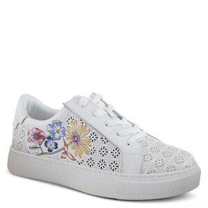 Cute Sneakers with Colorful Floral Pattern